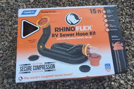 Storage solution for the waster master hose. Review Of The Camco Rhinoflex Rv Sewer Hose Truck Camper Adventure