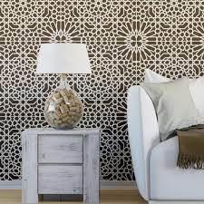 Reusable Wall Moroccan Stencil Ain