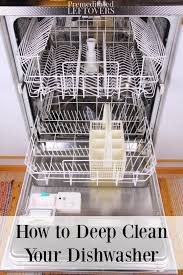 You may need to clean your dishwasher's filter as little as once a year or as often as every few weeks—frequent use, starchy foods, and hard water all contribute to a gunky filter, so it really can vary. How To Deep Clean Your Dishwasher