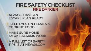 fire safety checklist gives ways to