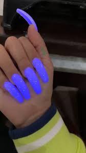 ballerina neon glitter nails at theyou com