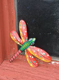 Haitian Handmade Metal Dragonfly Wall