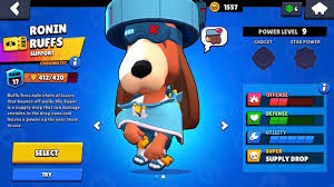 Ruffs throws down 3 sand bags to protects himself, each one having 2000 health. Colonel Ruffs Breed Bull Terrier Brawlstars