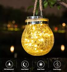 Led Ball Glass Garden Lights