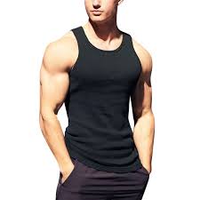 shirt fitness sleeveless vest tank top