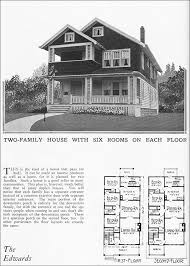 1925 Vintage Duplex House Plan For Two