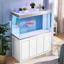 aquadream 230 gallon aquarium white and