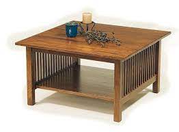 American Mission Square Coffee Table