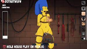 Marge Simpsons Tied up Bondage Spanked Boob Play BDSM 