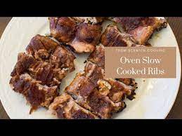 oven slow cooked ribs a quaint life