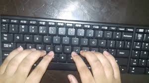 How To Position Finger For Typing