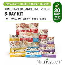 nutrisystem 5 day weight loss kit meals