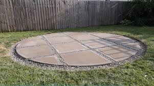 Circular Concrete Patio Plans