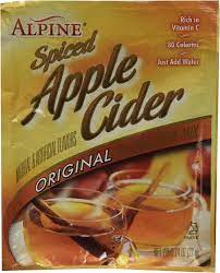 alpine ed apple cider drink mix