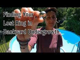 how to find a lost wedding ring in the