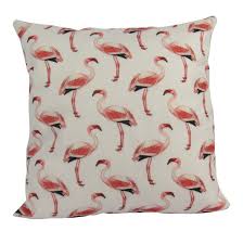 pink flamingos pillow cover throw