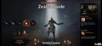 Most players generally agree that the zealot is the strongest career in the game right now. Vermintide 2 Zealot Career Talents Builds Guide Team Brg