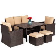 Adding cushions also lets you add personal touches to the furniture to show off your own style. Patio Dining Sets On Sale Now Wayfair