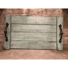 Rustic Wooden Tray Blue