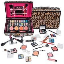 makeup train case with pro makeup set