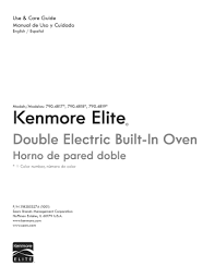 Kenmore Elite 79048193000 Wall Oven
