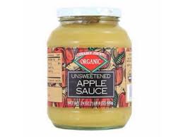 organic apple sauce nutrition facts