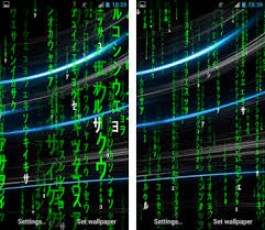 matrix 3d live wallpaper apk