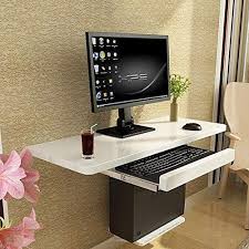 Wall mounted floating computer desk for office warehousefurnitureco 5 out of 5 stars (13) sale price $173.70 $ 173.70 $ 193.00 original price $193.00 (10% off) free shipping add to favorites more colors wall mounted folding desk space saving desk office desk secretary desk floating desk white plywood table home office study desk modern desk. Zyy Folding Table Desktop Paint Computer Desk Three Piece Suit Wall Mount Computer Desk H Wall Mounted Computer Desk Computer Desk Design Computer Table Design