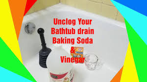 how to unclog bathtub drain in minutes