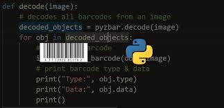 When a barcode is scanned, they send the data to the computer as if it were keyboard input. How To Make A Barcode Reader In Python Python Code