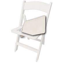 white cushions for folding chair