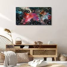 Abstract Cosmos Star Canvas Wall Art