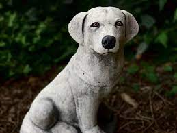 Buy Stone Labrador Retriever Statue Dog