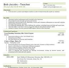 Free Teacher Resume Templates Download Best Resume Collection
