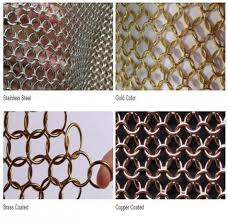 It is flexible and easy to manipulate, but sturdy enough to withstand harsh conditions and last for years. Decorative Screen Chain Mail Ring Wire Mesh Metal Chain Curtain China Decorative Wire Mesh Stainless Steel Ring Mesh Made In China Com