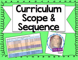 Curriculum Scope And Sequence Planning Chart Excel Document