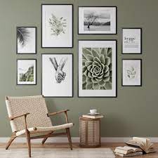 Sage Green Wall Art Gallery Wall Set