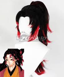 Yoriichi was a member of the demon slayer corps back in the sengoku period and was the sole wielder of the breath of the sun from which all other breathing techniques were derived from. Demon Slayer Kimetsu No Yaiba Tsugikuni Yoriichi Black Red Cosplay Wig
