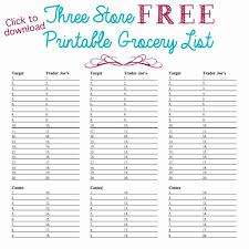 Grocery List Template Excel Beautiful Grocery List Organizer