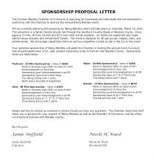 Sponsorship Proposal Cover Letter Sponsorship Proposal Cover Letter
