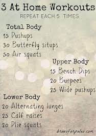at home workouts without equipment