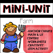 Kindergarten Farm Animal Mini Unit With Math And Literacy Centers