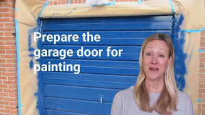 how to paint a metal garage door best