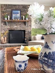 Spring Fireplace Decor Simple Ideas To