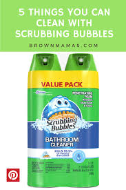 clean with scrubbing bubbles