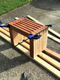 Modern Cedar Bench Seat Great