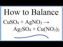 how to balance cuso4 agno3 ag2so4