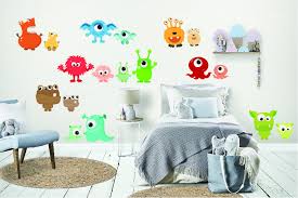 Monsters Fabric Wall Decals Dazzling