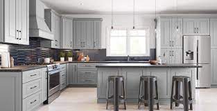 With Gray Kitchen Cabinets