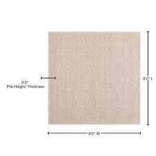 square medallion geometric area rug